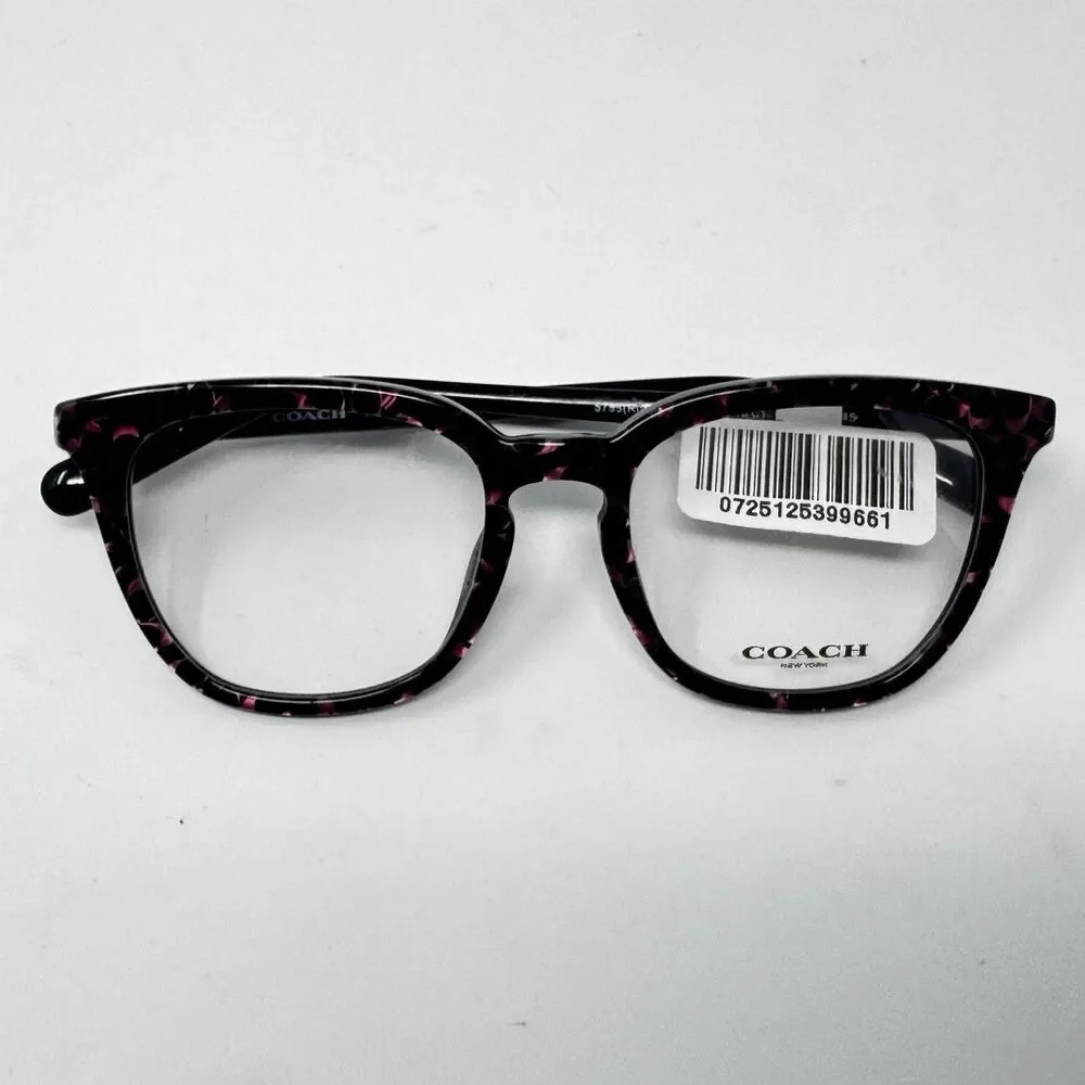 Coach HC6222U 5783 Ruby Pearl Signature C Eyeglass Frames 51-19-145 New